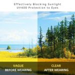 iyooyoo Large Square Fashionable Oversize Sunglasses for Men Women, UV400 Protection Unisex