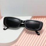 iyooyoo Small Vintage Rectangle Sunglasses for Men Women, UV400 Protection Unisex