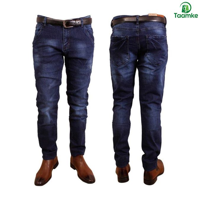 Jeans Comfortable Slim Fit Casual & Formal -blue