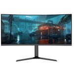 JS Nova JSNovaCurve. 34C Veon – 34 Inch Curved Ultrawide VA Monitor, 3440×1440, 180Hz, HDMI & DP