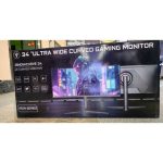 JS Nova JSNovaCurve. 34C Veon – 34 Inch Curved Ultrawide VA Monitor, 3440×1440, 180Hz, HDMI & DP