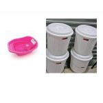 Kenpoly Large Baby Bath Basin/ Bath Tub And Bucket (1 Basin And 1 Bucket
