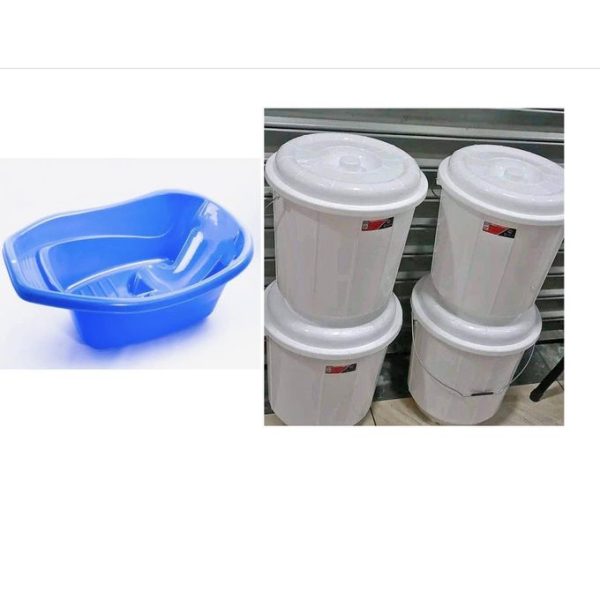 Kenpoly Large Baby Bath Basin/ Bath Tub And Bucket (1 Basin And 1 Bucket