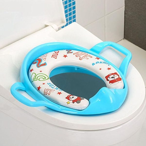 Kids toilet seat cover with handles toilet seat trainer for kids