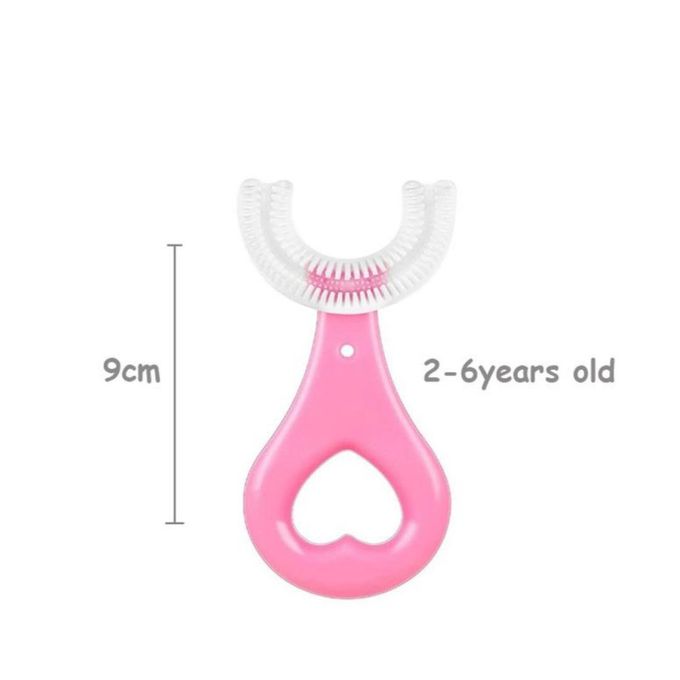 Kid's ushaped silicone toothbrush
