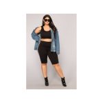 Ladies Biker Shorts/Gym Short/ Yoga Shorts- Stripped.