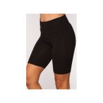 Ladies Biker Shorts/Yoga Short/ Gym Shorts- Black.