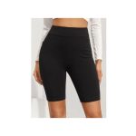Ladies Biker Shorts/Yoga Short/ Gym Shorts- Black.