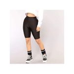 Ladies Biker Shorts/Yoga Short/ Gym Shorts- Black.