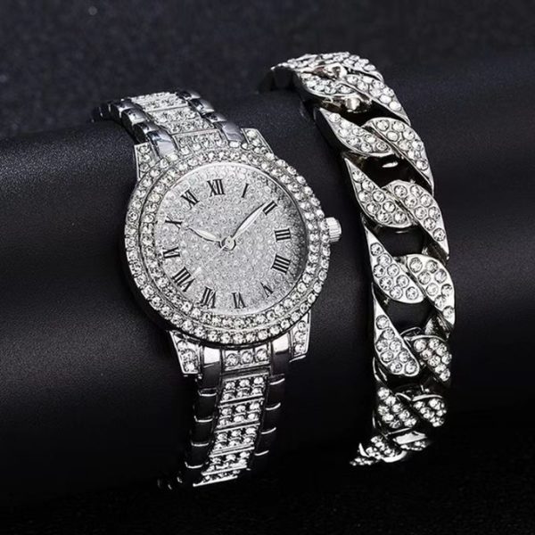 Ladies Dating Set Gift Simple Watch Bracelet 2-piece Set