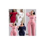 Ladies Fancy Two Pieces Pallazo-Maroon