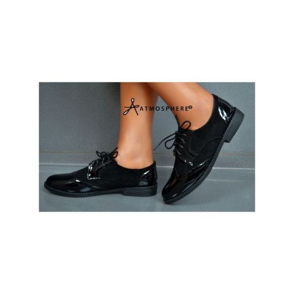 Ladies Shinny Brogues Women Shoes