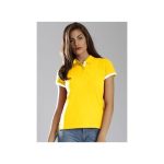 Ladies Shirt Casual Short Sleeve Polo T-Shirt Female Cloths Yellow
