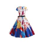 Ladies Vintage Sexy Gown Office Birthday Party Dresses