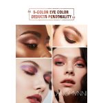 LANGMANNI 9 Color Makeup Eyeshadow Palette NUDE Eye Shadow Glitter Palette