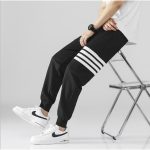 Loose Men Casual Sports Pants Spring Summer New Style Cotton Sweatpants Couple Baggy Trousers