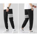 Loose Men Casual Sports Pants Spring Summer New Style Cotton Sweatpants Couple Baggy Trousers