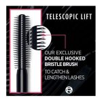 L'Oréal Telescopic Mascara Black, Lengthening and Volumizing Eye Makeup, Lash Lift with Up to 36HR Wear, Washable (Extra Black) - 8ml