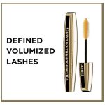 L'Oréal Voluminous Million Lashes Mascara, Volumizing Collagen Infused Eye Makeup, Amplifying Mascara Brush, Washable - Black