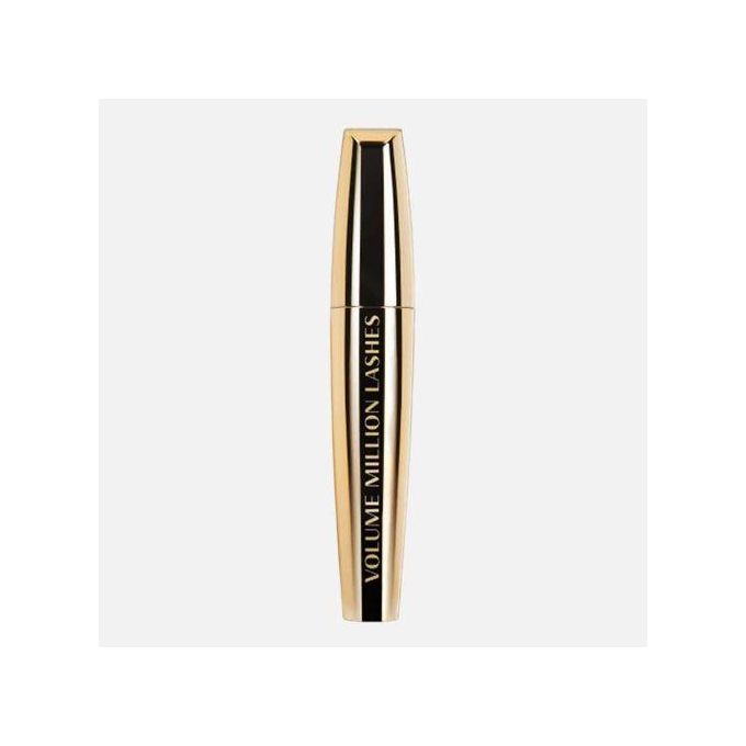 L'Oréal Voluminous Million Lashes Mascara, Volumizing Collagen Infused Eye Makeup, Amplifying Mascara Brush, Washable - Black