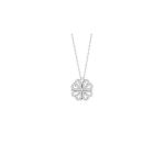 Lucky four-leaf clover necklace for women light luxury niche personality versatile clavicle chain a multi-wear love pendant