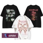 Machislet 3-in-1 large-pattern double-printed pure cotton short-sleeved casual T-shirt