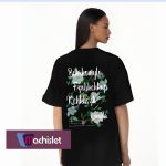 Machislet 3-in-1 large-pattern double-printed pure cotton short-sleeved casual T-shirt