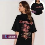 Machislet 3-in-1 large-pattern double-printed pure cotton short-sleeved casual T-shirt