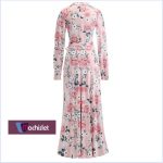 Machislet Daily Wear With Women Casual Long Dress Long-sleeved Evening Dress