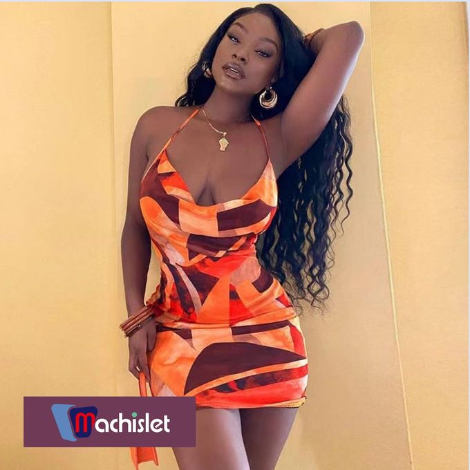 Machislet Ladies Dresses New Slim-fit, Backless Dress With Hips Party Dress Casual Dress Off-Shoulder Dresses For The Ladies