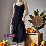 Machislet Noble And Elegant Loose Dress-BLACK