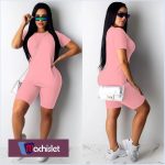 Machislet Summer New Fashion Casual Wear Yoga Wear Sportswear Bike Wear。Top + Pants