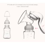 Manual breast pump, dual-purpose for bottle and breast milk storage cup, preferred for breastfeeding mothers