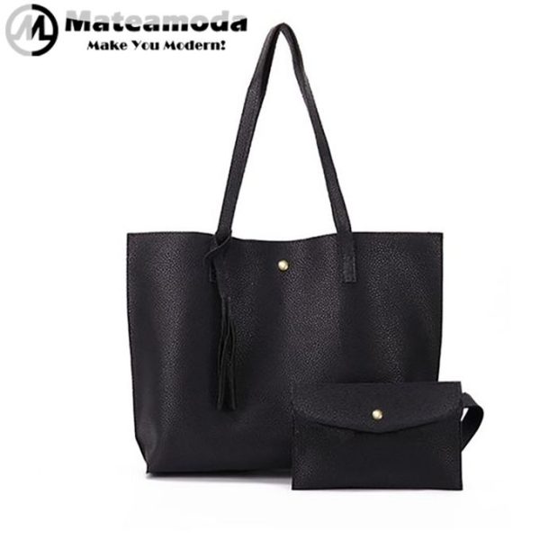 Mateamoda 2 PCS Women Bags Ladies Bags Handbags Purse Shoulder Bags Tote Bags