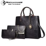 Mateamoda 3 PCS Women Bags Ladies Bags Handbags Purse Shoulder Bags Hobo Bags Tote Bags