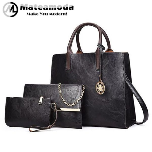 Mateamoda 3 PCS Women Bags Ladies Bags Handbags Purse Shoulder Bags Hobo Bags Tote Bags