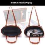 Mateamoda 4 PCS Women Bags Ladies Bags Handbags Purse Shoulder Bags Tote Bags