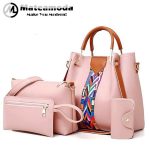Mateamoda 4 PCS Women Bags Ladies Bags Handbags Purse Shoulder Bags Tote Bags Hobo Bags