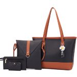 Mateamoda 4 PCS Women Bags Ladies Bags Handbags Purse Shoulder Bags Tote Bags