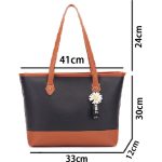 Mateamoda 4 PCS Women Bags Ladies Bags Handbags Purse Shoulder Bags Tote Bags