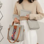 Mateamoda 4 PCS Women Bags Ladies Bags Handbags Purse Shoulder Bags Tote Bags Hobo Bags