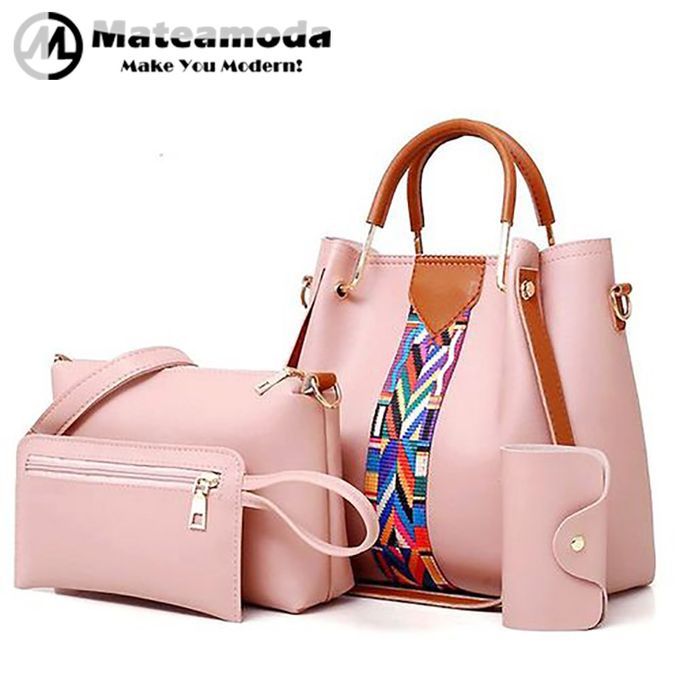 Mateamoda 4 PCS Women Bags Ladies Bags Handbags Purse Shoulder Bags Tote Bags Hobo Bags