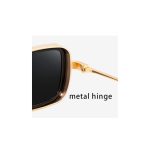 Mateamoda Sunglasses Glasses Men's Retro Thick-edge Metal Frame Trendy Sunglasses