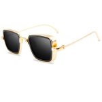 Mateamoda Sunglasses Glasses Men's Retro Thick-edge Metal Frame Trendy Sunglasses
