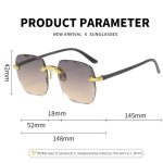 Mateamoda Sunglasses Glasses Sunscreen Glasses Women Retro Thick-edge