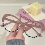 Mateamoda Sunglasses Glasses Women's Retro Thick-edge Frame Trendy