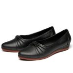 Mateamoda Women Shoes Flats Ladies Shoes Step-in Boat Shoes Ballet Shoes Wedges