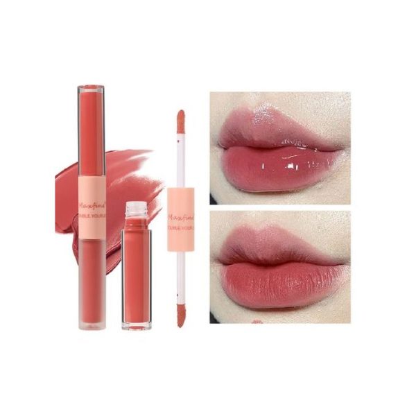 Maxfine Double Head Lip Gloss Lasting Waterproof Liquid Lipstick-03