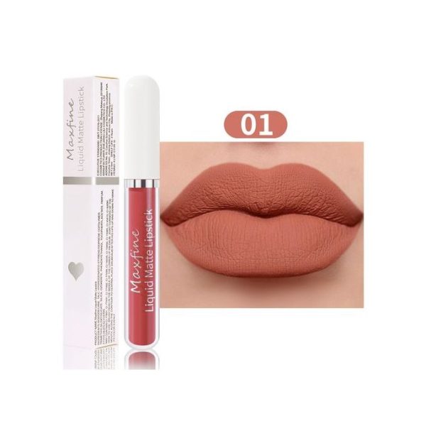 Maxfine Matte Liquid Lipstick Waterproof Lip Gloss Lasting Makeup-01