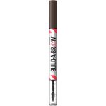 Maybelline Build A Brow - Eye Brow Pencil (Deep brown) Ultra Precise Pen for Hair- like Strokes, with Brow Gel for Sealing Gel Scilpts, All-Day Wear up to 24HR